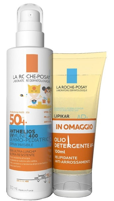 loreal posay anthelios spray uvmune dermoped 200 ml olio 100 ml la roche posay ean 8054800513989
