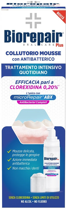 euritalia biorepair plus collutorio mousse antibatterico 200 ml biorepair ean 8017331093450