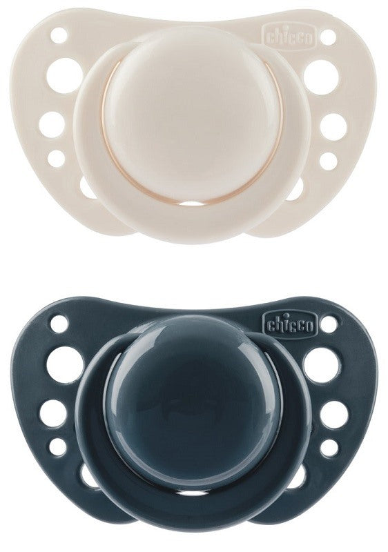 artsana chicco chicco succhietti air blu silicone 6 16 mesi 2 pezzi chicco ean 8058664171545