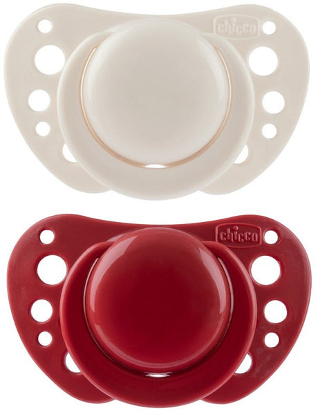 artsana chicco chicco succhietti air rosso silicone 6 16 mesi 2 pezzi chicco ean 8058664171569