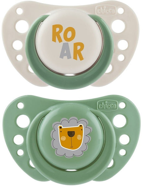 artsana chicco chicco succhietti air verde silicone 2 6 mesi 2 pezzi chicco ean 8058664171514