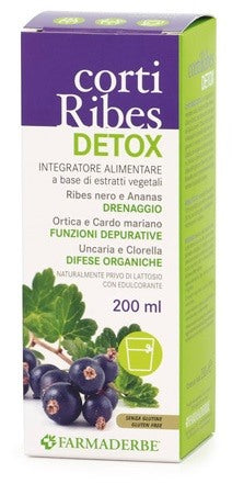 farmaderbe corti ribes detox 200 ml ean 8058456785905