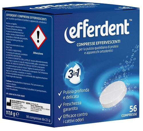 pikdare efferdent 56 compresse effervescenti efferdent ean 8034140674281