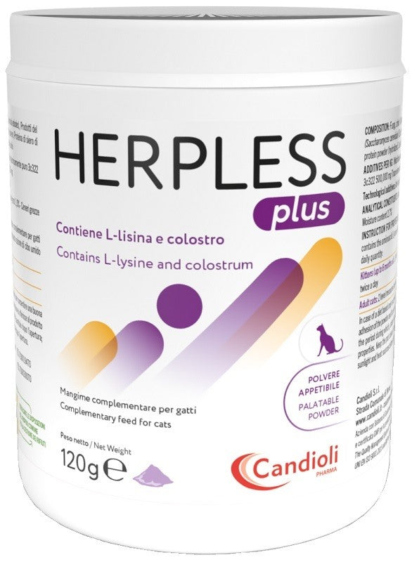 candioli veterinari herpless plus polvere 120 g candioli ean 8025767662201