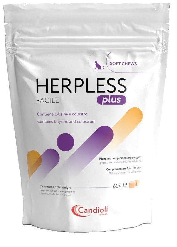 candioli veterinari herpless plus facile 30 soft chews candioli ean 8025767662171