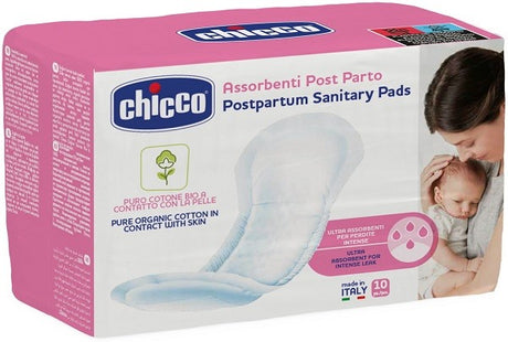 chicco artsana chicco assorbenti postparto bio cotone 10 pezzi chicco ean 8058664171866