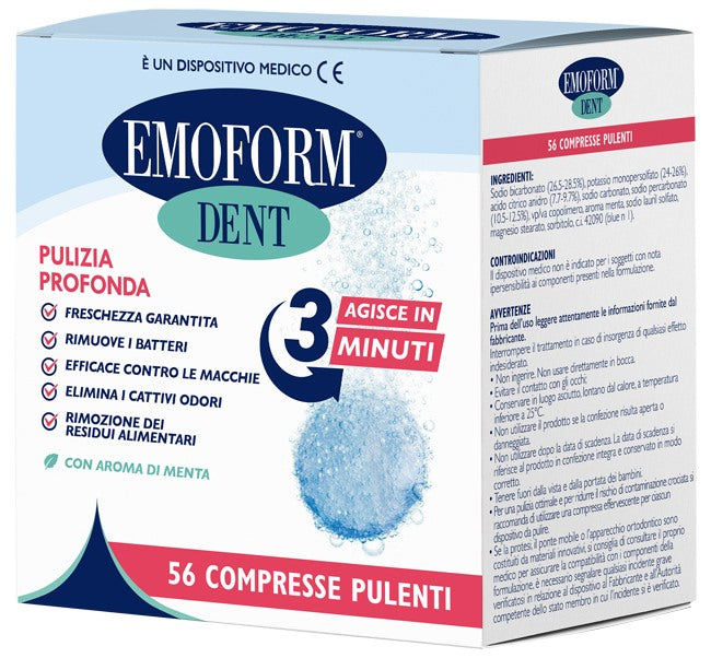 polifarma benessere compresse pulenti emoform dent 56 pezzi emoform ean 8056772951004