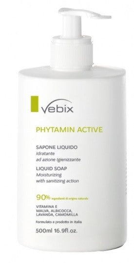 vebi istituto biochimico vebix phytamin active sapone liquido idratante 500 ml vebix ean 8021235029897