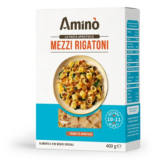 nove alpi amino mezzi rigatoni aproteici 400 g nove alpi amino ean 8015990841153