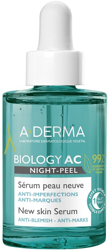 pierre fabre aderma biology ac siero night peel 30 ml a derma ean 3282770391787