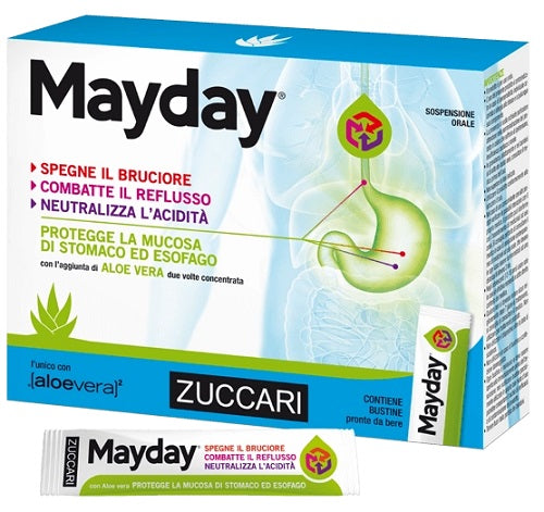 zuccari mayday sospensione per uso orale alla menta 12 bustine 10 ml zuccari ean 8026380804030