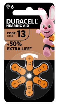 duracell duracell easy tab 13 arancio batteria per apparecchio acustico 6 pezzi duracell ean 5000394167148