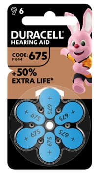 duracell duracell easy tab 675 blu batteria per apparecchio acustico 6 pezzi duracell ean 5000394167346