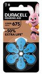 duracell duracell easy tab 675 blu batteria per apparecchio acustico 6 pezzi duracell ean 5000394167346