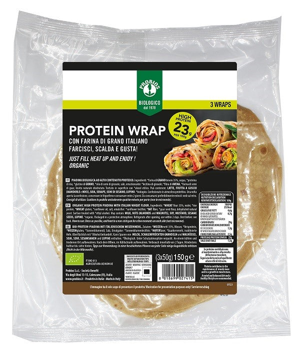 probios probios protein wrap 50 g 3 pezzi ean 8018699027415