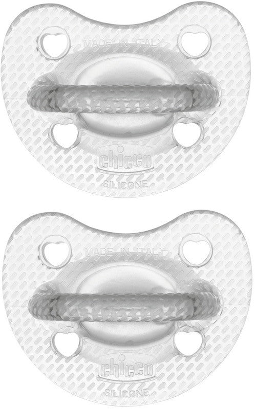 artsana chicco chicco gommotto silicone crystal 16 36 mesi 2 pezzi chicco ean 8058664175499