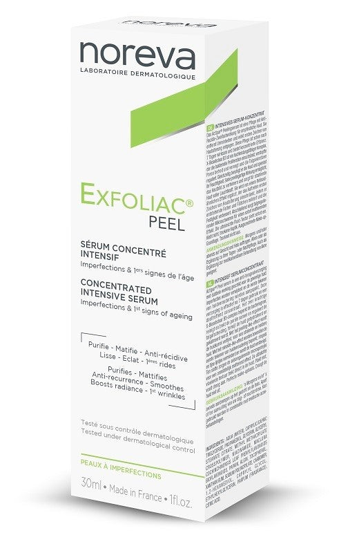 noreva exfoliac peel serum 30 ml exfoliac ean 3571940004382