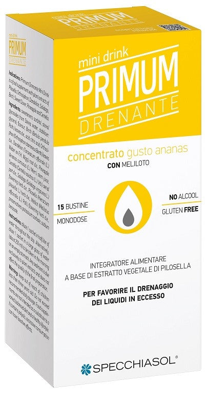 specchiasol named primum drenante mini drink ananas 15 bustine primum ean 8002738992192