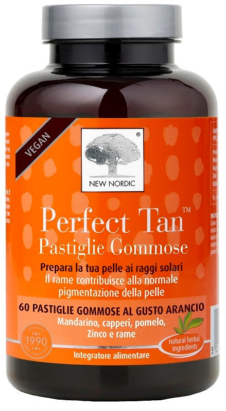 new nordic perfect tan 60 pastiglie gommose new nordic ean 5021807008759