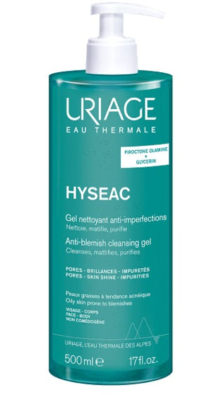 uriage hyseac gel nettoyant 500 ml uriage ean 3661434009990