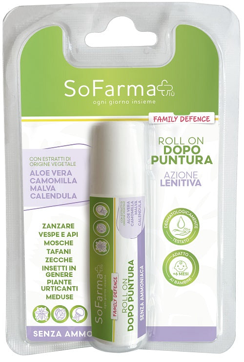 sofarmapiu roll on dopo puntura naturale 20 ml sofarmapiu sofarmapiu ean 8033779885143