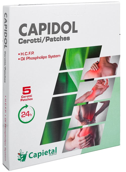 comunicando pharma capidol cerotti dermici high concentration frozen phospholipo 5 pezzi capidol ean 8001015926554