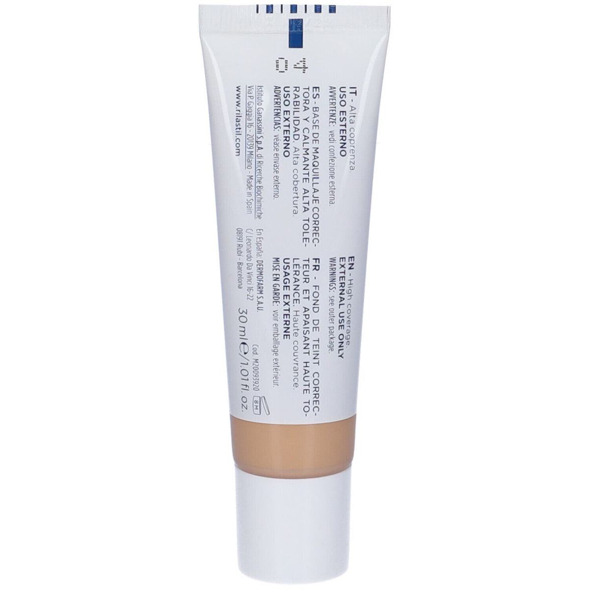 Rilastil Podkład Korygujący Łagodzący 04 30 Ml Rilastil