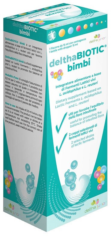 deltha pharma delthabiotic bimbi gocce 15 ml ean 8059173100682