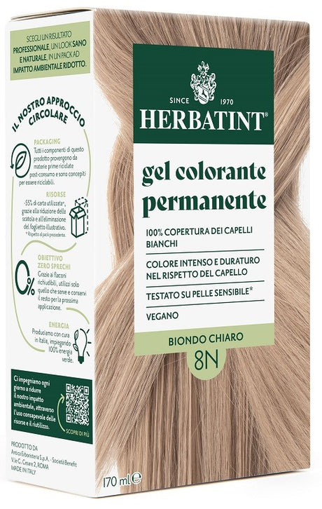 antica erboristeria herbatint 8n biondo chiaro 170 ml herbatint ean 8016744807524
