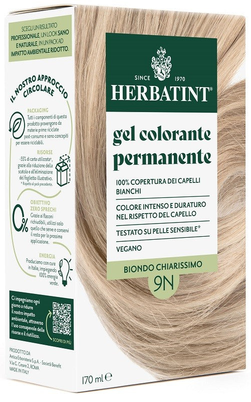 antica erboristeria spa herbatint 9n biondo chiarissimo 170 ml herbatint ean 8016744807531