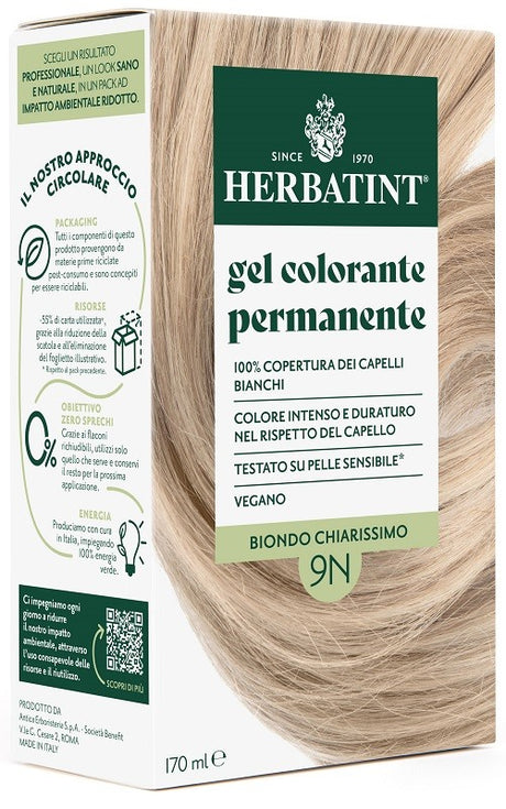 antica erboristeria spa herbatint 9n biondo chiarissimo 170 ml herbatint ean 8016744807531