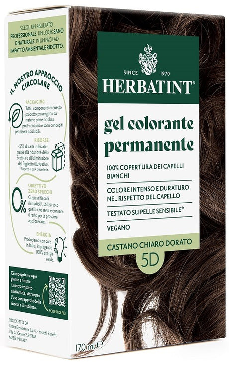antica erboristeria herbatint 5d castano chiaro dorato 170 ml herbatint ean 8016744807562