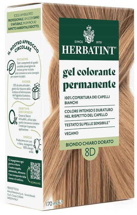antica erboristeria herbatint 8d biondo chiaro dorato 170 ml herbatint ean 8016744807593