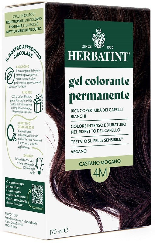 antica erboristeria spa herbatint 4m castano mogano 170 ml herbatint ean 8016744807609