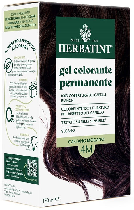 antica erboristeria spa herbatint 4m castano mogano 170 ml herbatint ean 8016744807609