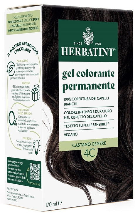 antica erboristeria spa herbatint 4c castano cenere 170 ml herbatint ean 8016744807678