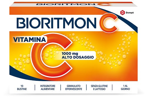 dompe farmaceutici bioritmon c 1000mg vitamina c 10 bustine ean 8024825001372