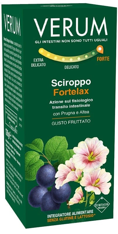 euritalia pharma div coswell verum fortelax sciroppo fruttato 126 g new verum ean 8017045017131
