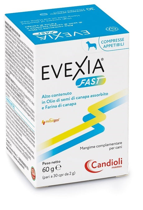 candioli veterinari evexia fast 30 compresse candioli ean 8025767665141