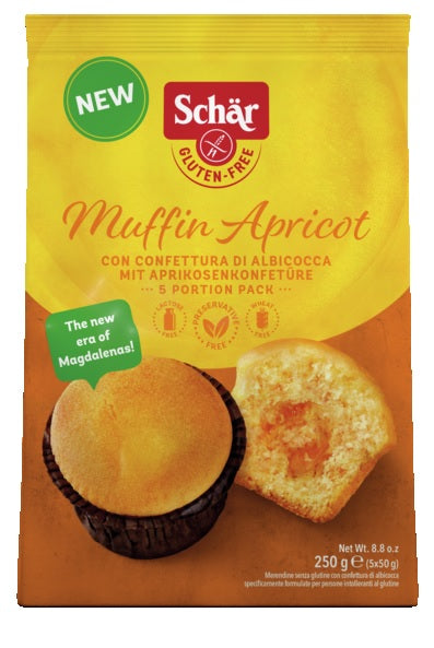 dr schar schaer spa schar muffin apricot 5 pezzi da 50 g schar ean 8008698046630