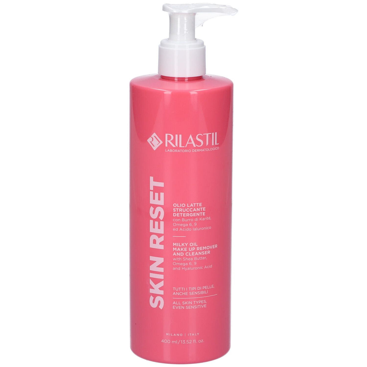 Rilastil Skin Reset Aceite Leche Desmaquillante Limpiador 400 Ml
