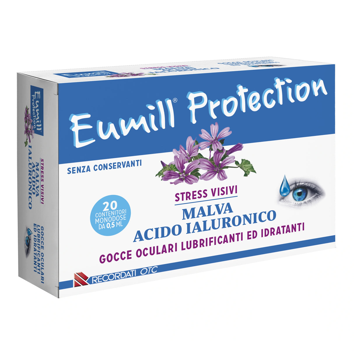 Eumill Защита Глазные Капли 20 Одноразовых Флакончиков 0,5 Мл Eumill
