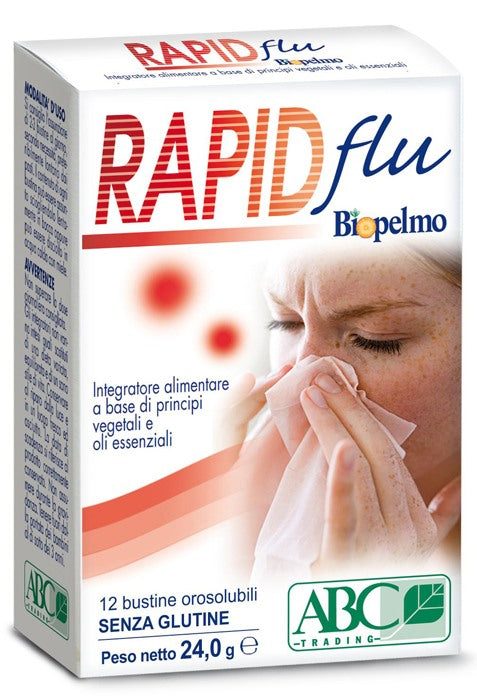 a b c trading srl rapid flu biopelmo 12 bustine abc trading ean 8059692670505