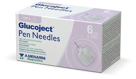 a menarini diagnostics ago per penna da insulina glucoject 6 mm gauge 32 100 pezzi glucoject