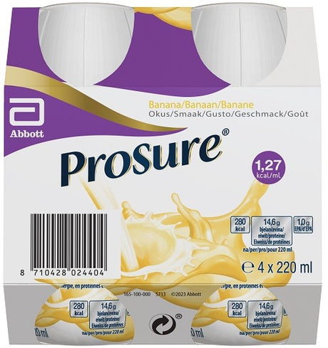 abbott prosure banana 4 bottiglie da 220 ml prosure ean 8710428024404