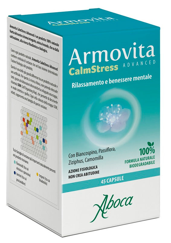 aboca armovita calmstress advanced 45 capsule aboca ean 8032472037521
