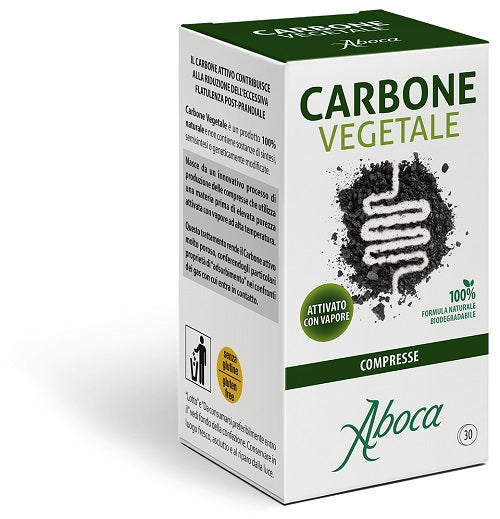 aboca societa agricola carbone vegetale 30 compresse aboca ean 8032472031833