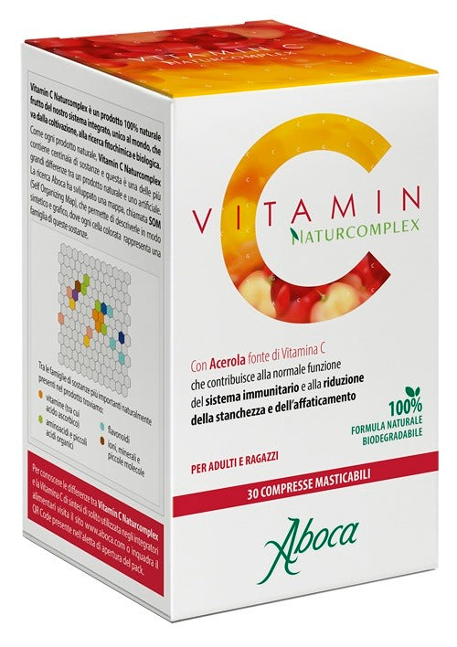 aboca vitamin c naturcomplex 30 compresse da 2 g aboca ean 8032472036548
