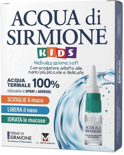 acqua di sirmione acqua di sirmione kids nebulizzazione soft acqua termale 100 6 flaconcini pluridose da 15 ml acqua di sirmione ean 8059591081198