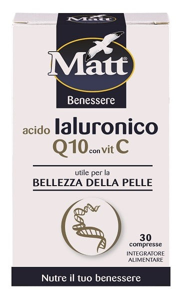 ad gruppo alimentare diet matt benessere acido ialuronico q10 con vitamina c 30 compresse ean 8021581040201